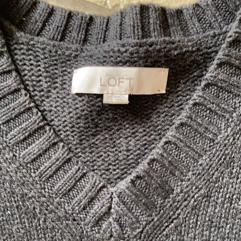 LOFT Long wide boxy sweater - Picture 2 of 3